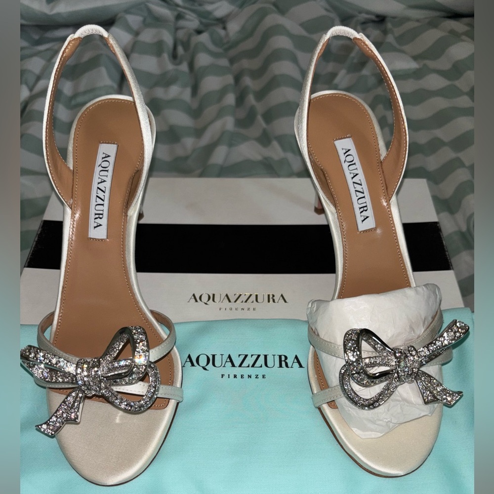AQUAZZURA BABE SANDAL 7.5 85mm